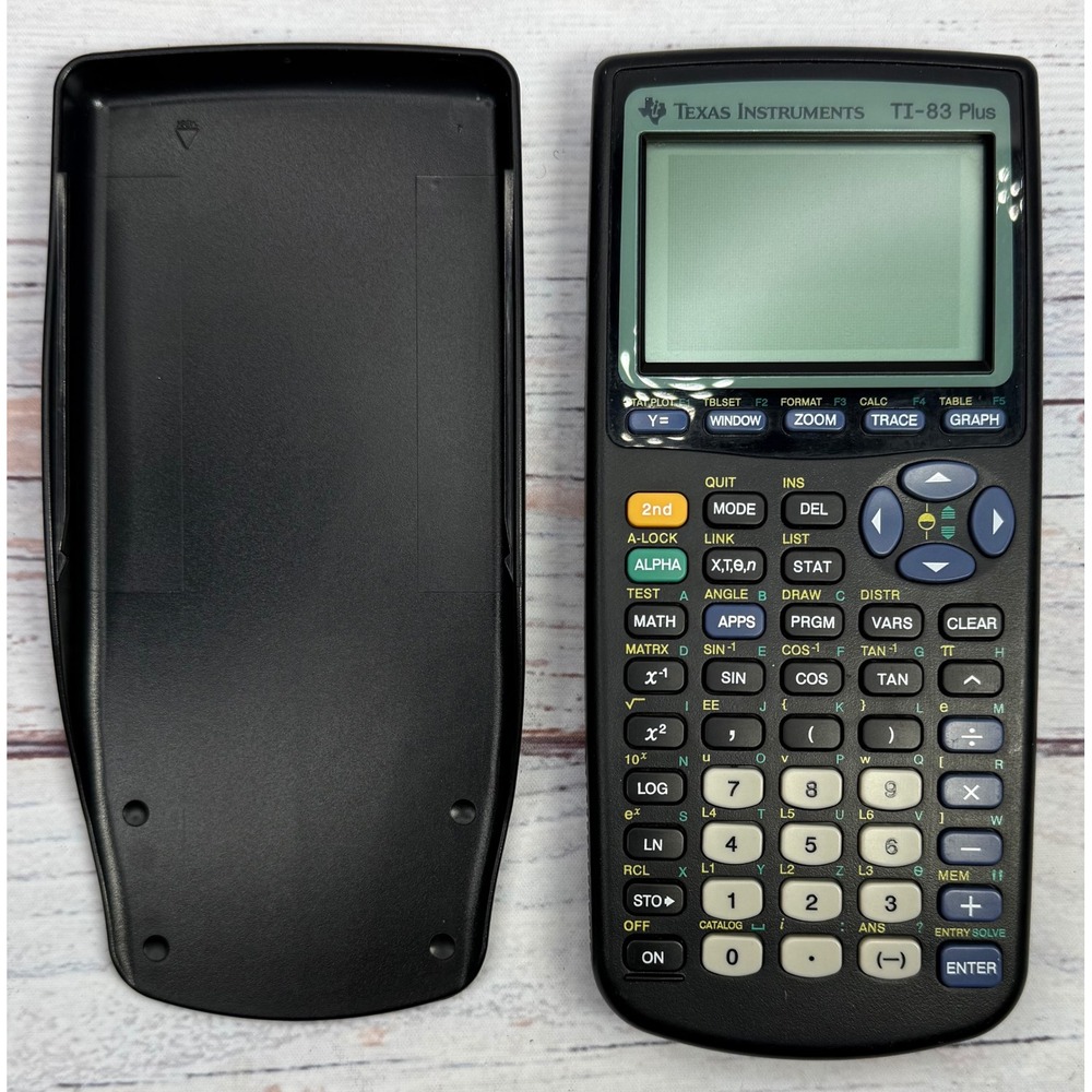 Texas Instruments TI-83 Plus Graphing Calculator with Slide Cover